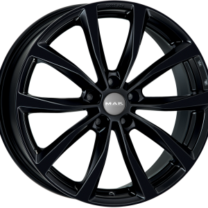 4 LLANTAS MAK WOLF EN 20 PULGADAS CON ACABADO GLOSS BLACK