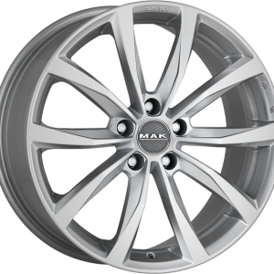 4 LLANTAS MAK WOLF EN 20 PULGADAS CON ACABADO SILVER