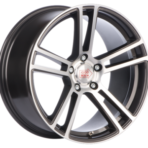 4 LLANTAS MILLE MIGLIA MM1002 EN 19 PULGADAS CON ACABADO DARK ANTHRACITE POLISHED