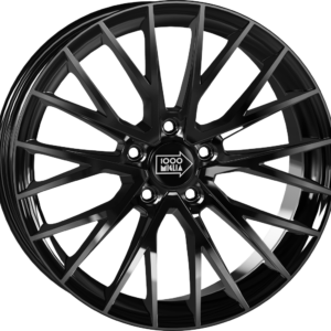 4 LLANTAS MILLE MIGLIA MM1009 EN 17 PULGADAS CON ACABADO GLOSS BLACK