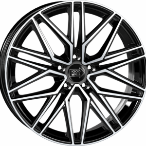 4 LLANTAS MILLE MIGLIA MM1023 EN 18 PULGADAS CON ACABADO GLOSS BLACK POLISHED