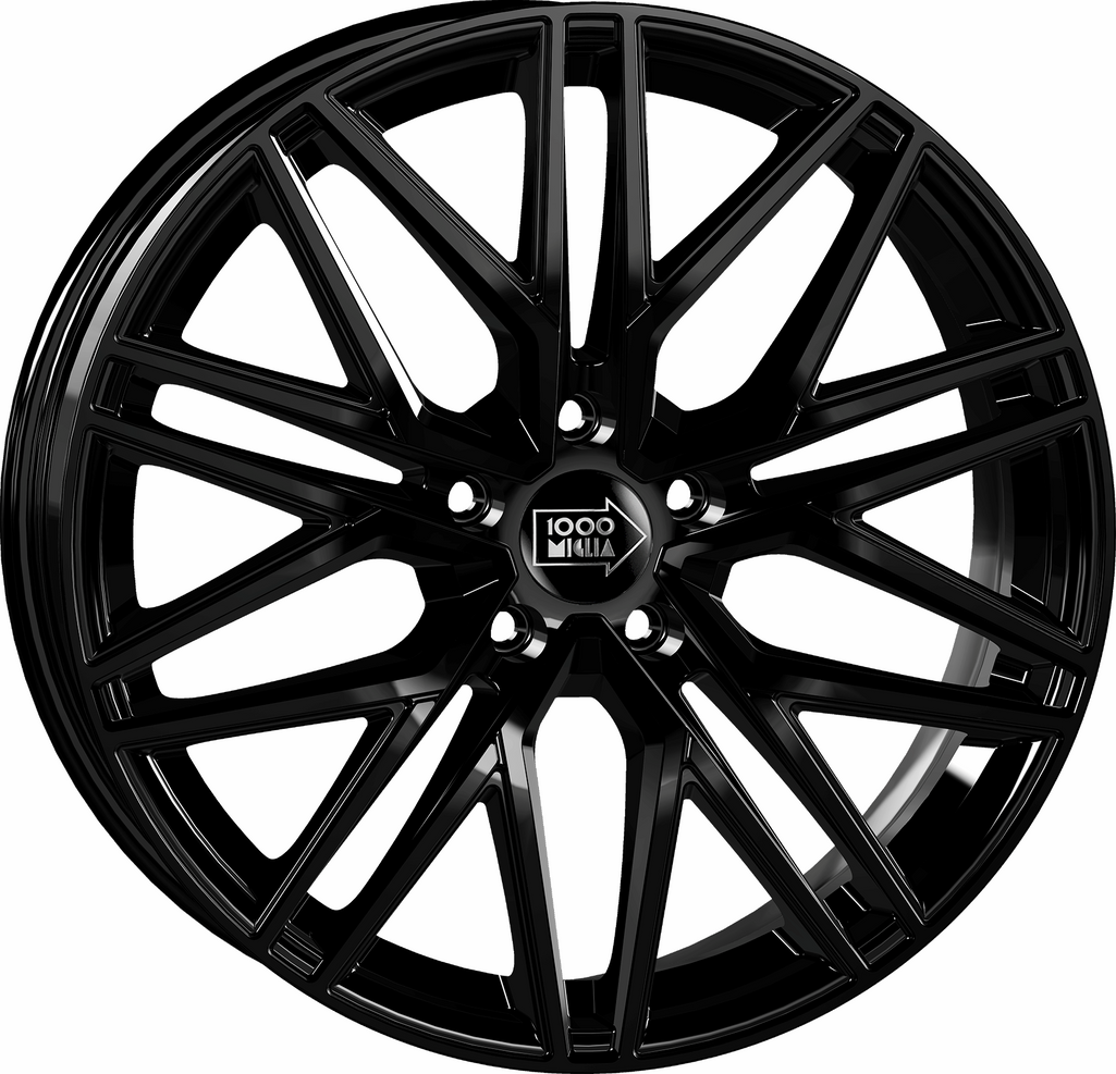 4 LLANTAS MILLE MIGLIA MM1023 EN 18 PULGADAS CON ACABADO GLOSS BLACK