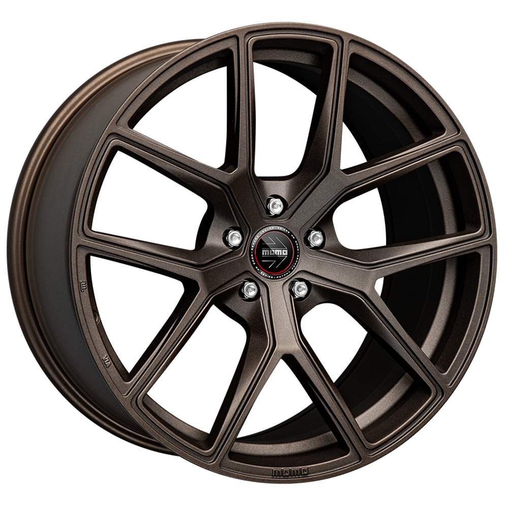 4 LLANTAS MOMO RF-01 EN 20 PULGADAS CON ACABADO METALLIC BROWN