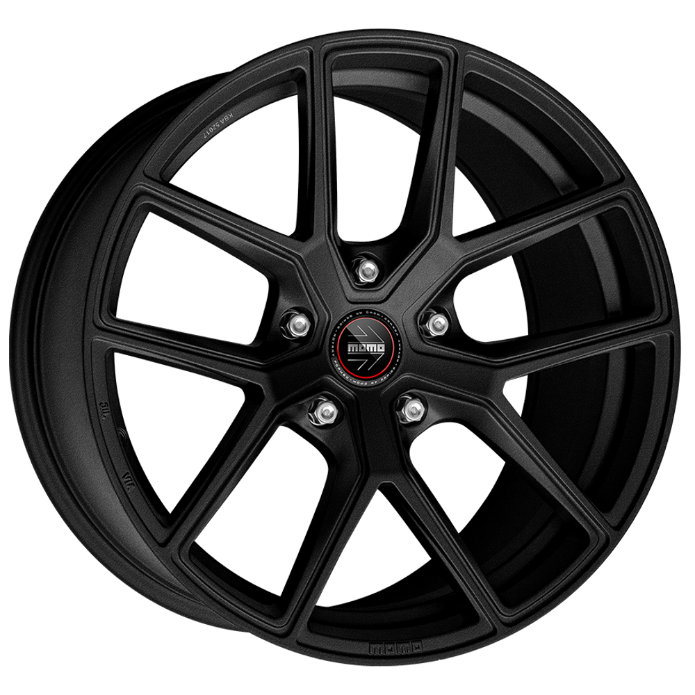 4 LLANTAS MOMO RF-01 EN 18 PULGADAS CON ACABADO SANDBLAST BLACK