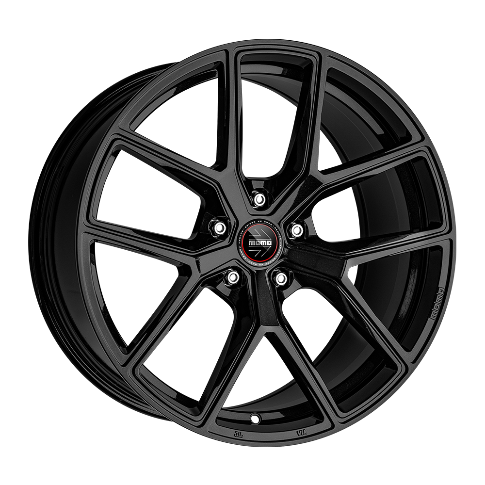 4 LLANTAS MOMO RF-01 EN 20 PULGADAS CON ACABADO STARDUST GLOSSY BLACK