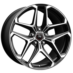 4 LLANTAS MOMO RF-04 EN 20 PULGADAS CON ACABADO MATT BLACK POLISHED