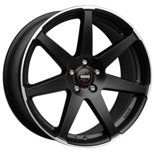 4 LLANTAS MOMO SEVEN EN 18 PULGADAS CON ACABADO MATT BLACK POLISHED