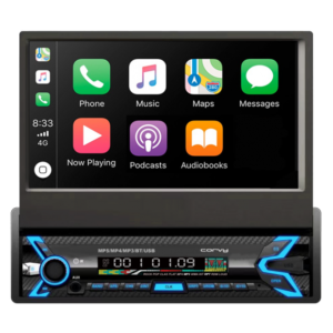 Pantalla 7" 1 Din Car Play y Android Auto inalambrica DV-799
