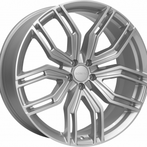 4 LLANTAS ROMAC CATALINA EN 22 PULGADAS CON ACABADO SILVER