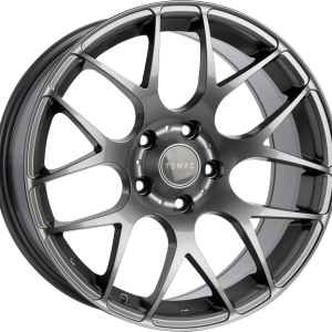 4 LLANTAS ROMAC RADIUM EN 17 PULGADAS CON ACABADO MATT CARBON