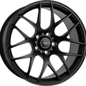 4 LLANTAS ROMAC RADIUM EN 17 PULGADAS CON ACABADO SATIN BLACK