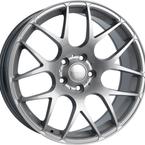 4 LLANTAS ROMAC RADIUM EN 17 PULGADAS CON ACABADO SILVER