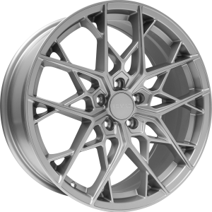 4 LLANTAS ROMAC VORTEX EN 18 PULGADAS CON ACABADO SILVER
