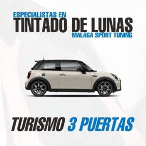 TINTADO DE LUNAS TURISMO 3 PUERTAS - HOMOLOGADO PARA ITV