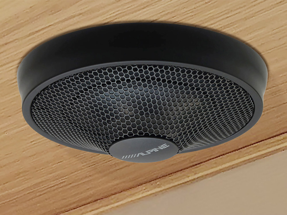 Altavoces radiales universales 12cm para cabinas traseras de autocaravanas/campers. Potencia máxima de 180W, 45W RMS, 45 mm de altura. SPC-R100S - Imagen 2