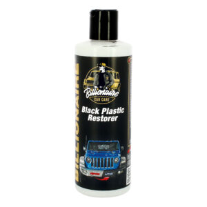 Billionaire Black Plastic Restorer Gel Recuperador de Plástico Restaurador y Hidratador de Plástico para coche Recupera el Brillo Original 300ml