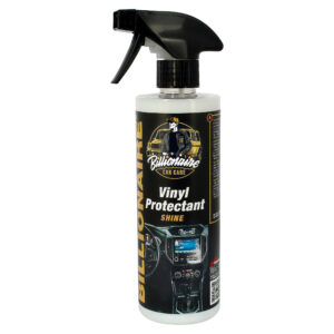 Billionaire Vinyl Protectant Shine Limpia Salpicadero con Efecto Brillo Eficaz en Superfícies de Plástico Caucho y Vinilo No Graso y Protección UV Aroma a Coco 500ml