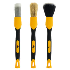 Set de Pinceles Detailing Billionaire Ideal para Limpieza Coche Kit detailing de 3 Pinceles Limpieza de Detalle Interior y Exterior