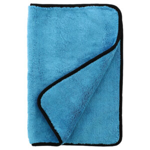 Toalla de Microfibra Súper Suave Billionaire Detailing Finish Towel Premium XL 1000 GSM Paño Grande de Detalle 40 x 55 cm Ideal para el Cuidado de tu Coche Color Azul