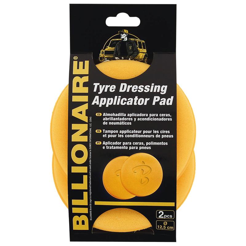 Aplicador de Espuma Billonaire Esponja Suave para Coche 12,5 cm Aplicador Detailing Perfecto para cera y Restaurador de Plásticos 2 Unidades - Imagen 2