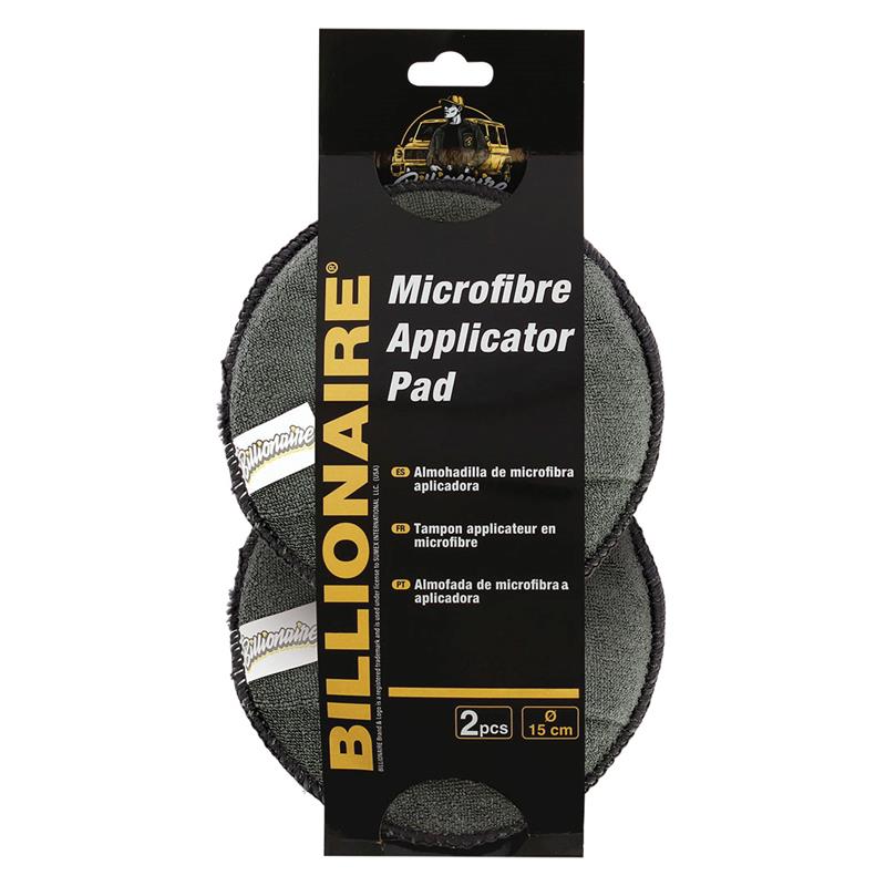 Aplicador de Microfibra Billonaire Esponja Suave para Coche 15 cm Aplicador Detailing Perfecto para Cera y Pulido 2 Unidades - Imagen 2