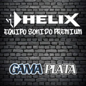 KIT DE SONIDO UNIVERSAL PREMIUM HELIX GAMA PLATA