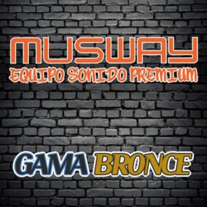 KIT DE SONIDO UNIVERSAL PREMIUM MUSWAY GAMA BRONCE