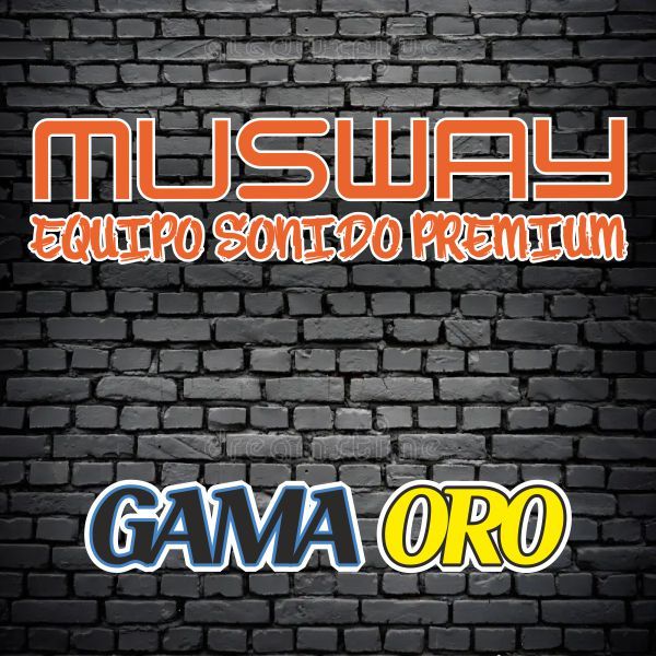 KIT DE SONIDO UNIVERSAL PREMIUM MUSWAY GAMA ORO