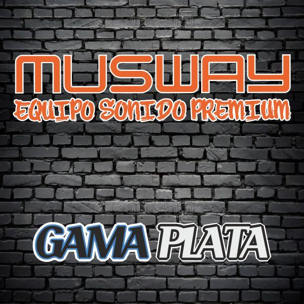 KIT DE SONIDO UNIVERSAL PREMIUM MUSWAY GAMA PLATA