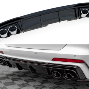 DIFUSOR TRASERO+ IMITACION COLAS DE ESCAPE Audi A6 S-Line / S6 C8 / C8 Facelift