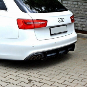 DIFUSOR TRASERO & DIFUSOR TRASERO Audi A6 S-Line C7 (exhaust 1x2)