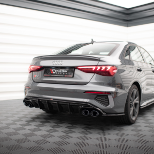 DIFUSOR TRASERO+ IMITACION COLAS DE ESCAPE Audi A3 S-Line Sedan 8Y