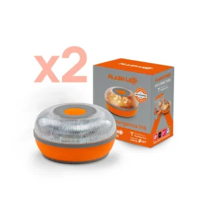 2X OFERTA - LUZ DE EMERGENCIA FLASH LED GEOLOCALIZABLE