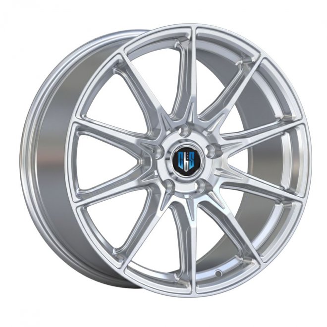 4 LLANTAS CBS 01 EN 18 PULGADAS CON ACABADO HYPER SILVER