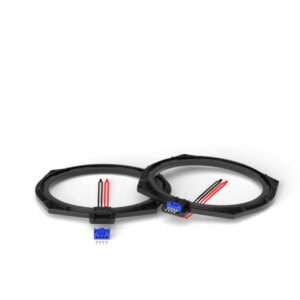 HELIX CFMK200 BMW.1S (adaptador de altavoz BMW / MINI con subwoofers debajo de los asientos instalados de fábrica y Land Rover / Jaguar con woofers instalados de fábrica en las puertas)