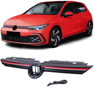 Parrilla iluminada VW GOLF 8 ( linea roja o blanca )