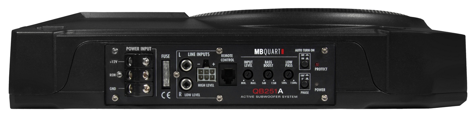 Sistema de subwoofer activo de 25 cm (10") QB251A M B QUARTZ - Imagen 3