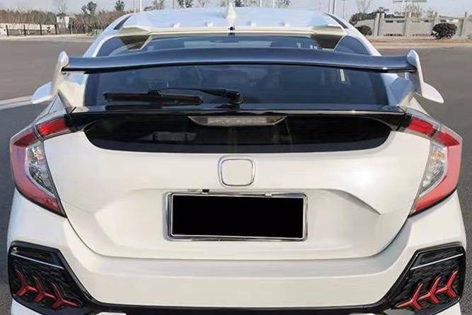 Alerón Honda Civic 2020 look Type R Negro brillante - Imagen 5