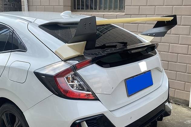 Alerón Honda Civic Mk10 2016-2021 look Mugen Carbon - Imagen 5