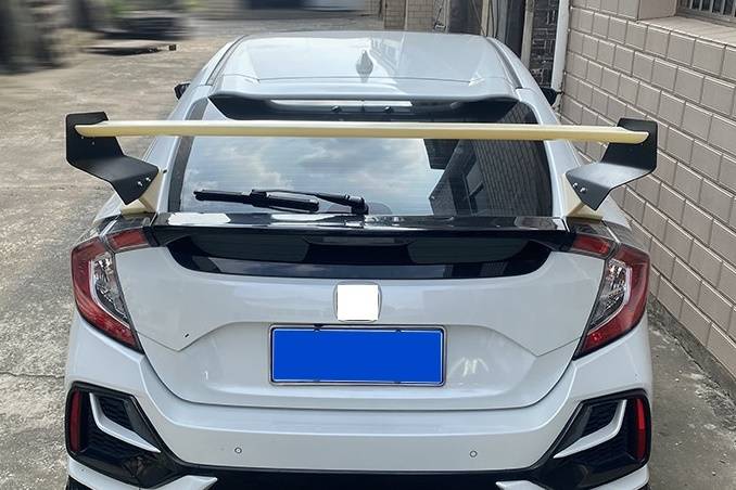 Alerón Honda Civic Mk10 2016-2021 look Mugen Carbon - Imagen 7