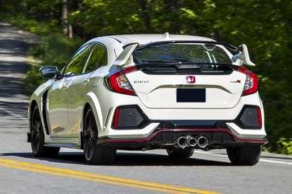 Alerón Honda Civic MK10 Hatchback 2016+ look Type R - Imagen 2