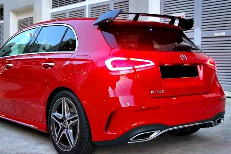 Alerón Mercedes W177 Look AMG Negro brillante - Imagen 5