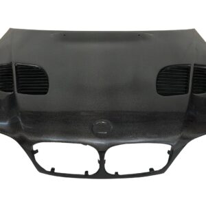Capó Carbono BMW E46 '02-06 2P. Look M3 GTR C/T