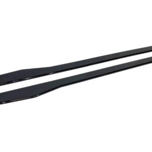 Difusor Taloneras Mercedes W204 Look AMG Negro Brillante