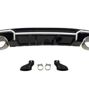 Difusor Trasero Audi A3 2016-2019 4 Puertas Look RS3
