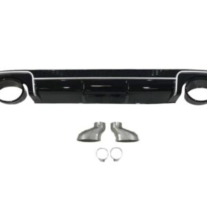 Difusor Trasero Audi A3 V8 4 puertas (Sedan) 2013-2015 Look RS3 ABS