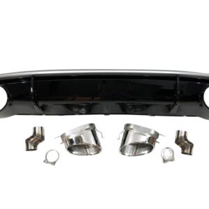 Difusor Trasero Audi A4 / A4 Avant B8 08-12 Look RS4 ABS