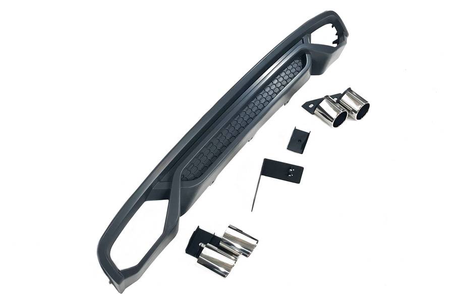Difusor Trasero Audi A4 B8 4P / Avant 2013-2015 ABS - Imagen 2