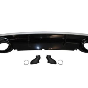 Difusor Trasero Audi A6 Sedan / Avant C6 2009-2012 Look RS6 ABS