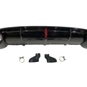 Difusor Trasero Audi A7 2011-2014 Look RS7 para SLine / S7